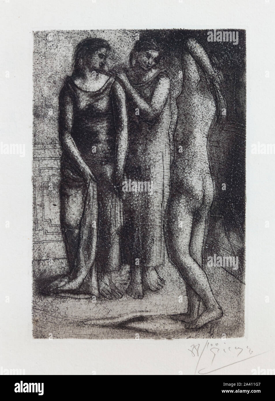 Group of Three Women, Pablo Picasso, 1922-1923, Stock Photo