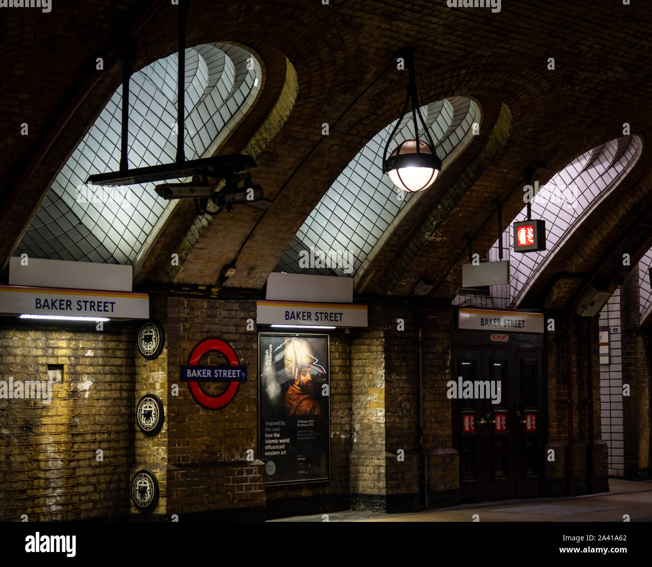 Baker Street London Underground Station- UK Stock Photo
