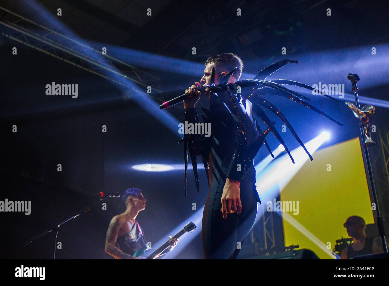 Bologna, Italy. 10th Oct, 2019. Achille Lauro, pseudonym of Lauro De ...