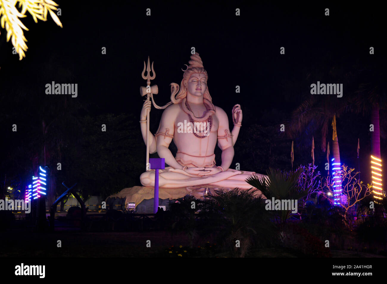Shankar chouda, statue of mahadev.Jabalpur,Madhya Pradesh,India. Stock Photo