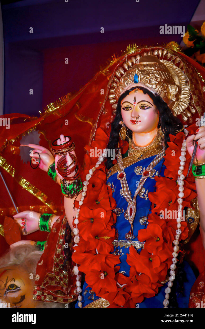 Durga mata hi-res stock photography and images - Alamy
