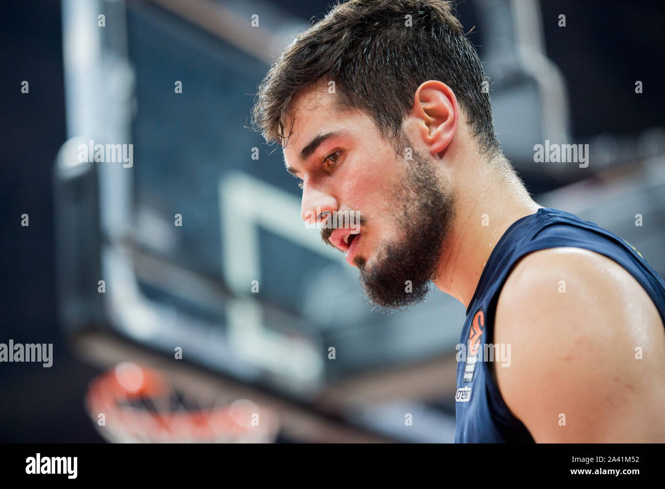 Belgrade, Serbia. 10th Oct, 2019. Nikola Kalinic of Fenerbahce Beko Istanbul. Credit: Nikola Krstic/Alamy Live News Stock Photo