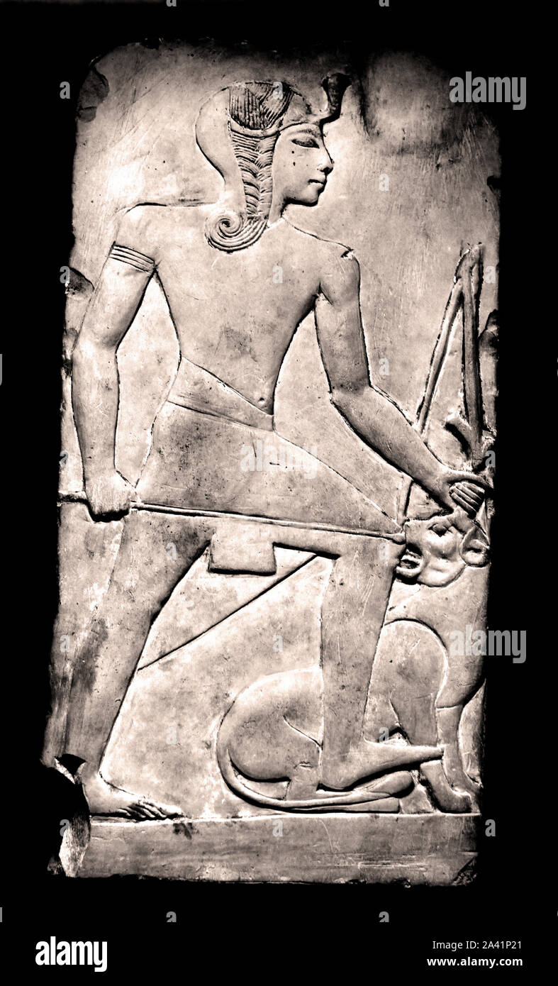 The young god Ched 'the saviour' 1200 - 800 BC, Egypt, Egyptian. Stock Photo