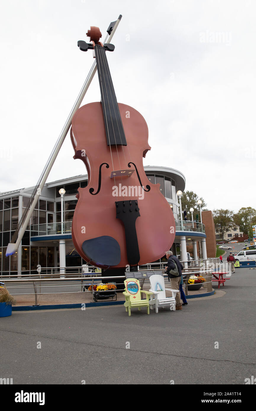 The Big Fiddle in Sydney, Nova Scotia Stock Photo Alamy