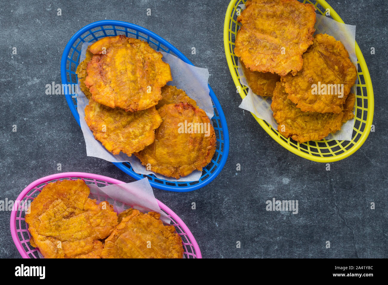 Deep fried banana fritters Stock Photo Alamy
