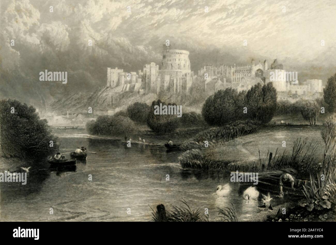 In the 11th century after the norman invasion of england hi-res stock ...