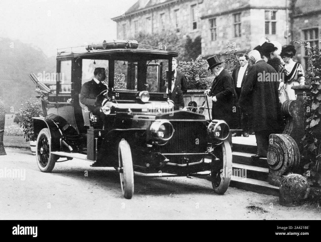 1907 Daimler 35hp Landaulette, King Edward VII. Stock Photo