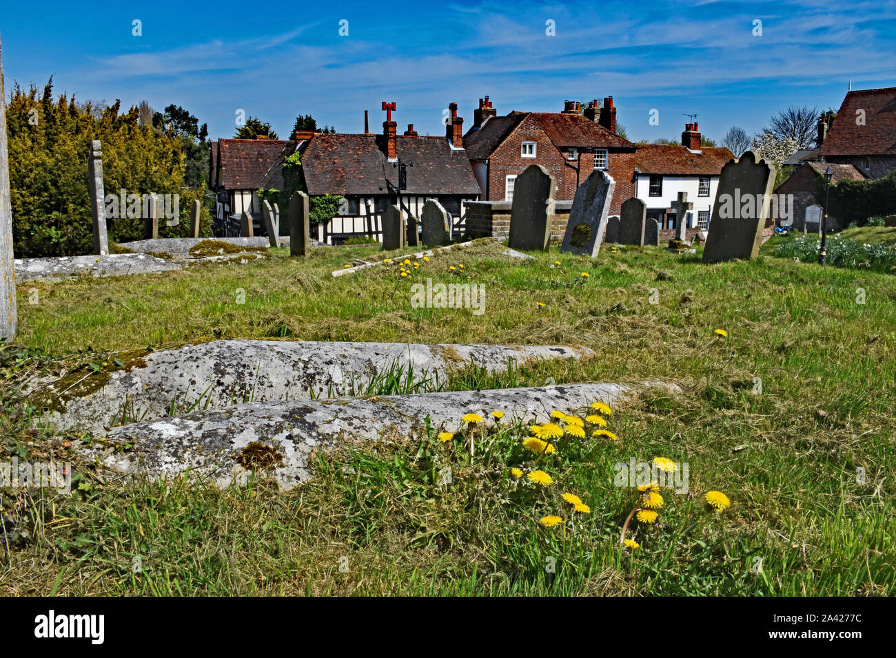 Cobham village, Kent. UK Stock Photo Alamy