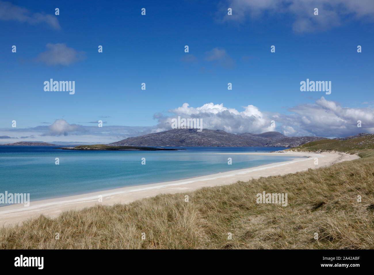 Traigh Mheilein beach on Isle of Harris, Outer Hebrides, Scotland, UK Stock Photo