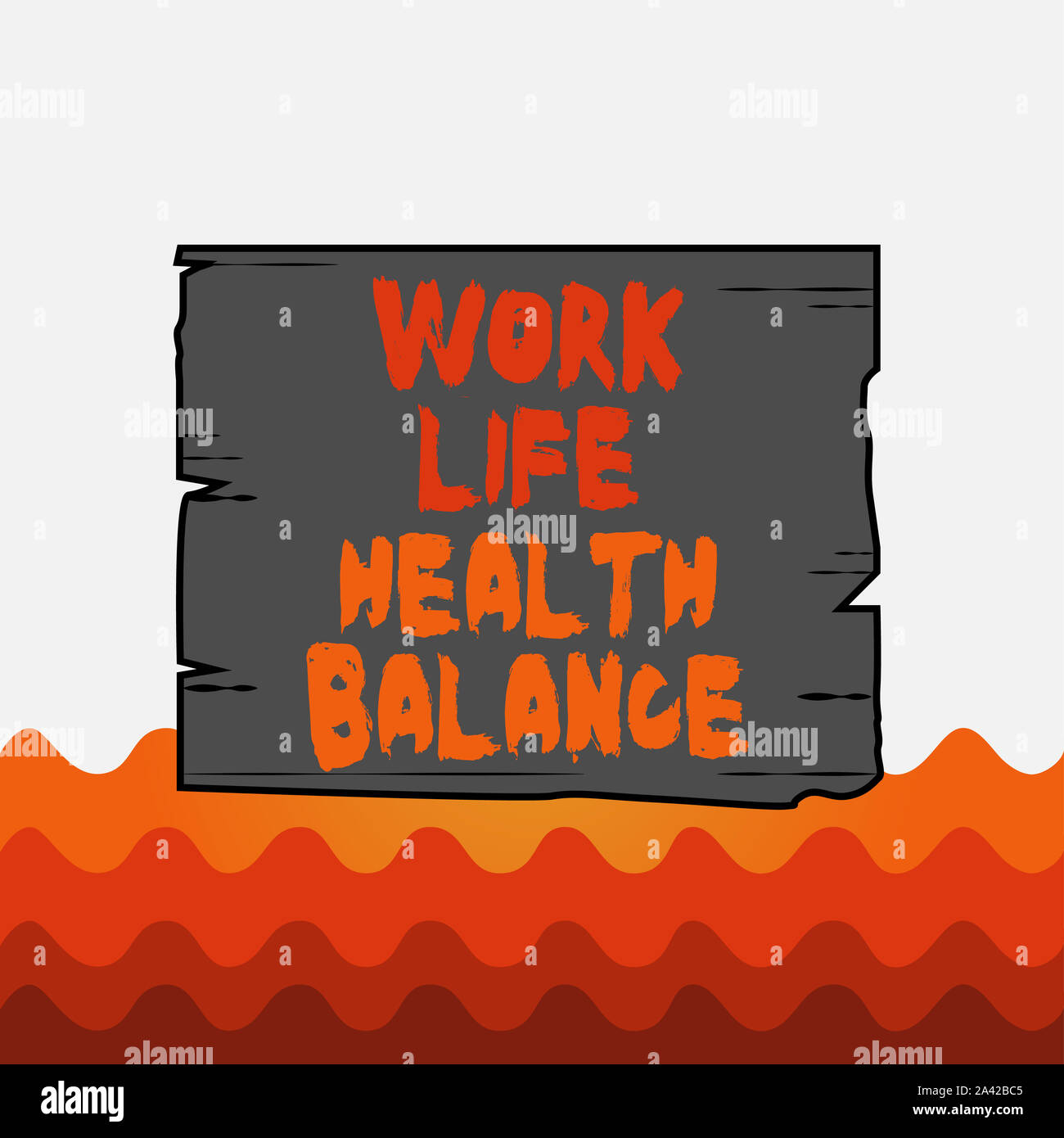 Conceptual Hand Writing Showing Work Life Health Balance Concept Meaning Stability And Harmony To Prevent Burnt Out Wooden Plank Slots Grooves Wood P Stock Photo Alamy