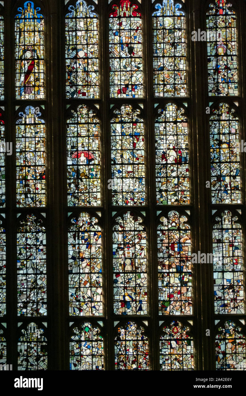 West Window West Window, Winchester Cathedral High Resolution Stock Photography and ...