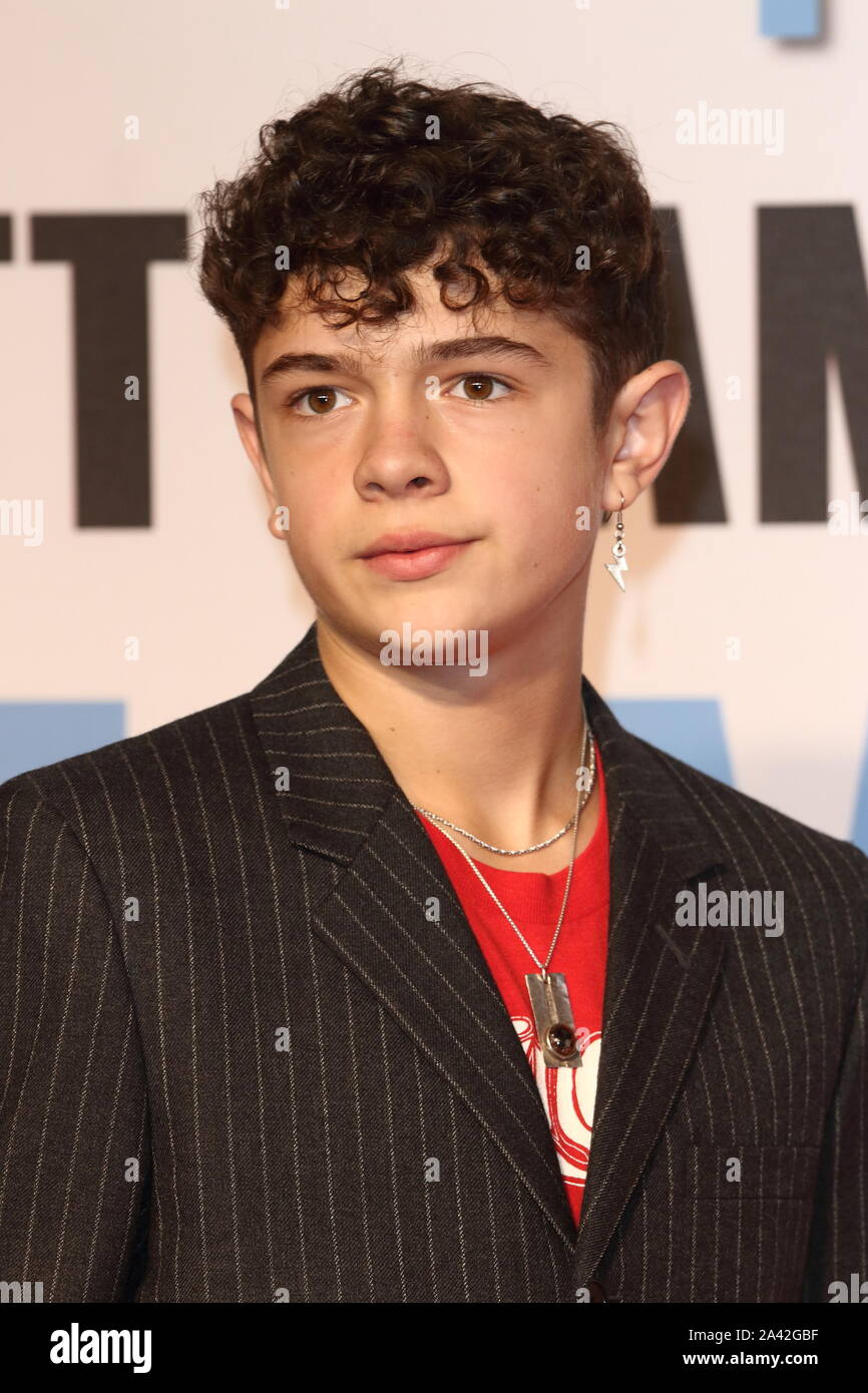 London, UK. 10th Oct, 2019. Noah Jupe attends the “Le Mans 66” Premiere  during the 63rd BFI London Film Festival at the Odeon Luxe Cinema,  Leicester Square in London. Credit: SOPA Images