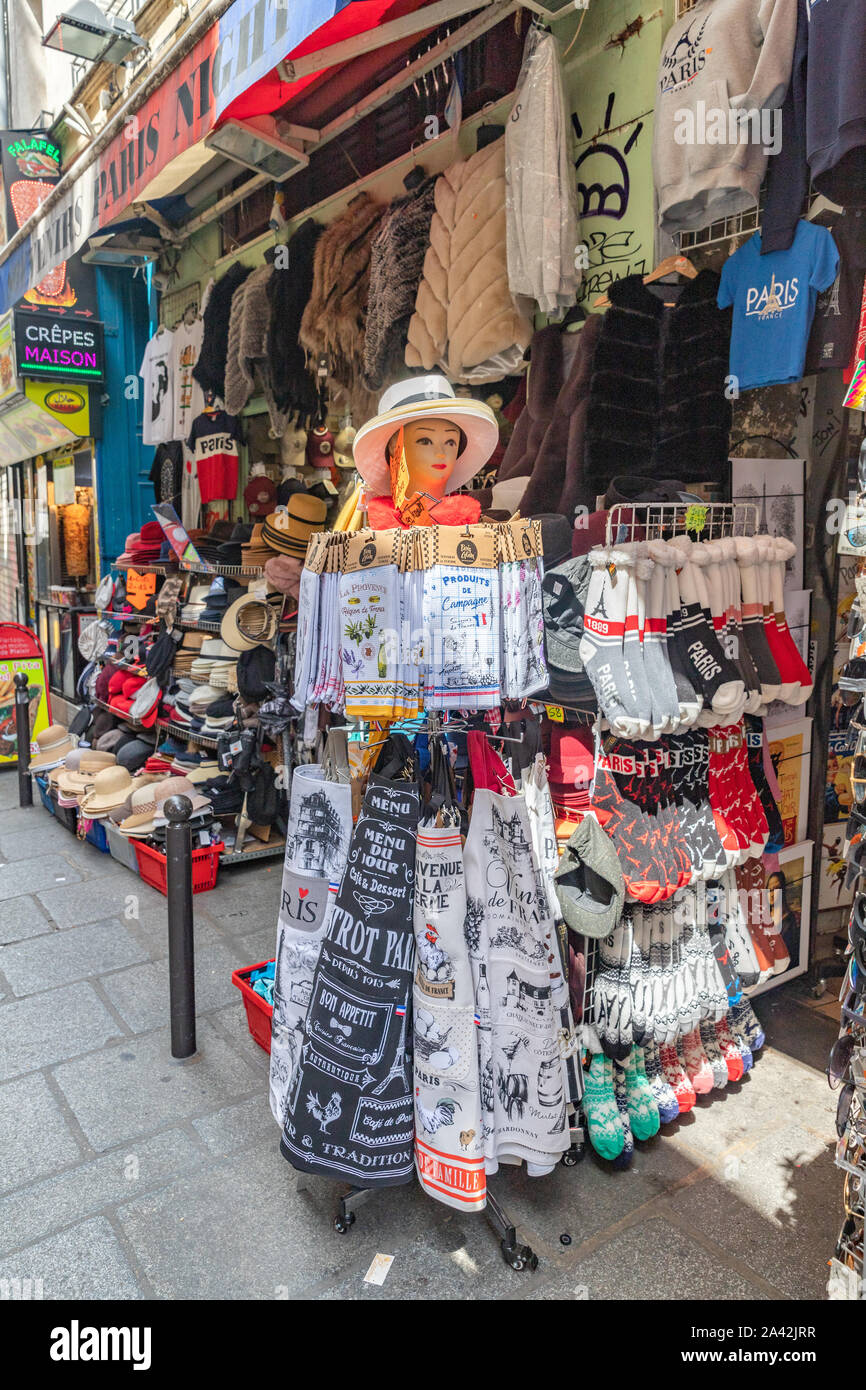 Gift shop in Paris, France Stock Photo Alamy
