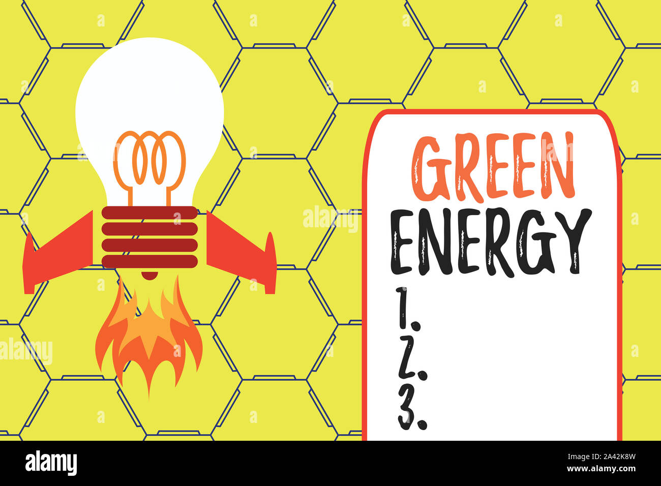 Word writing text Green Energy. Business photo showcasing comes from ...