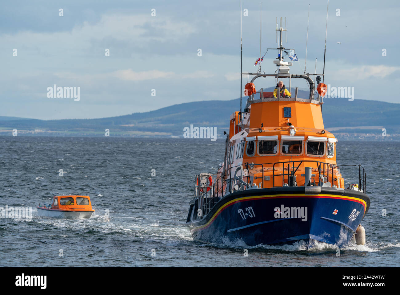 Lossiemouth, Moray, Scotland, UK. 11th Oct 2019. This is the RNLI ...