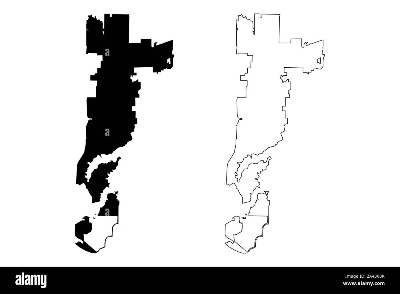 Grand Prairie City United States - Grand Prairie City United States Cities United States Of America Usa City Map Vector Illustration Scribble Sketch City Of Grand Prairie Map 2A4300K