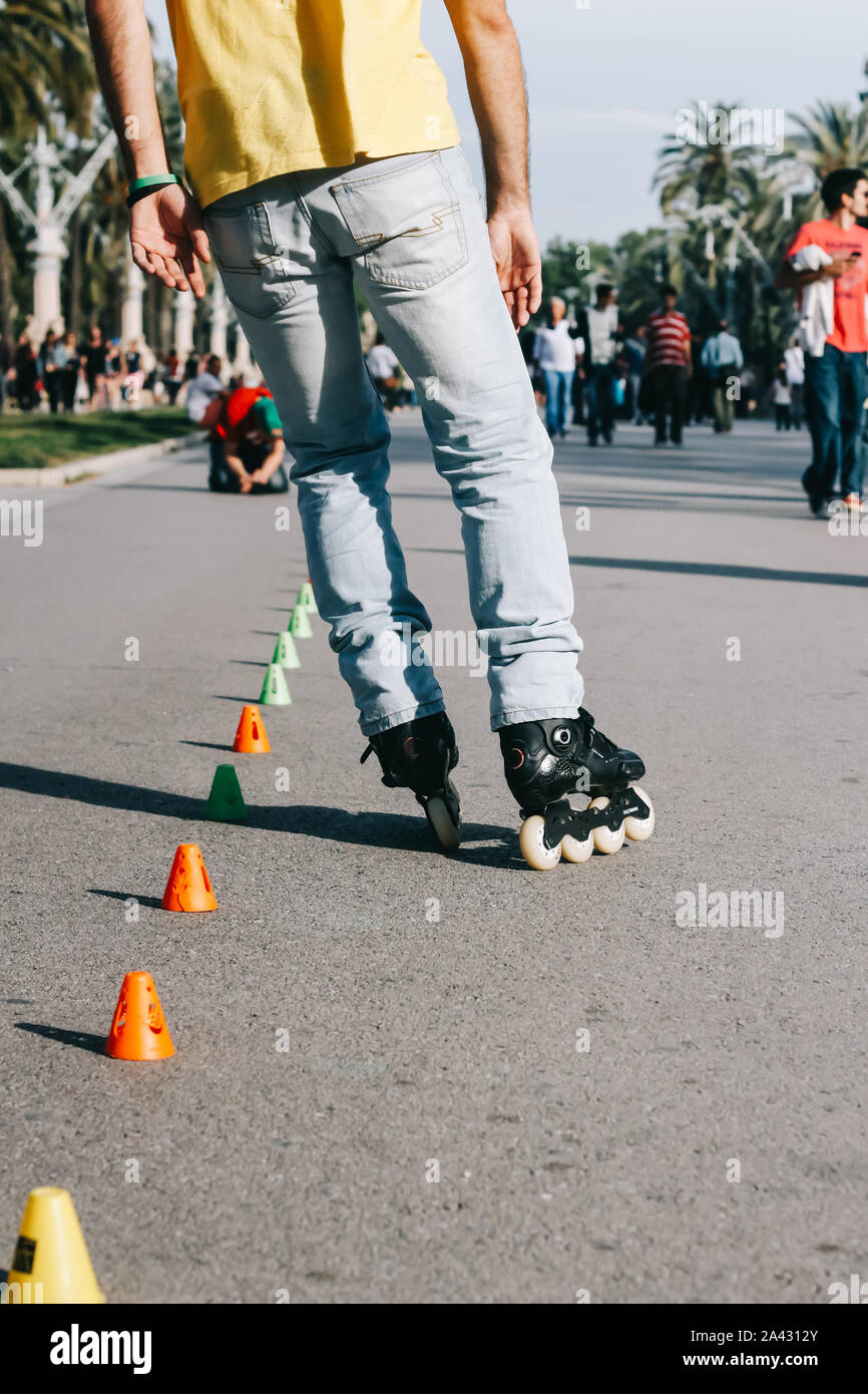 Sport training roller blade hires stock photography and images Alamy