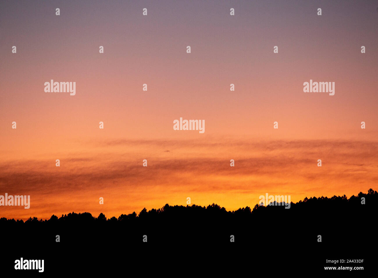 Cloudy sky at sunset hi-res stock photography and images - Alamy