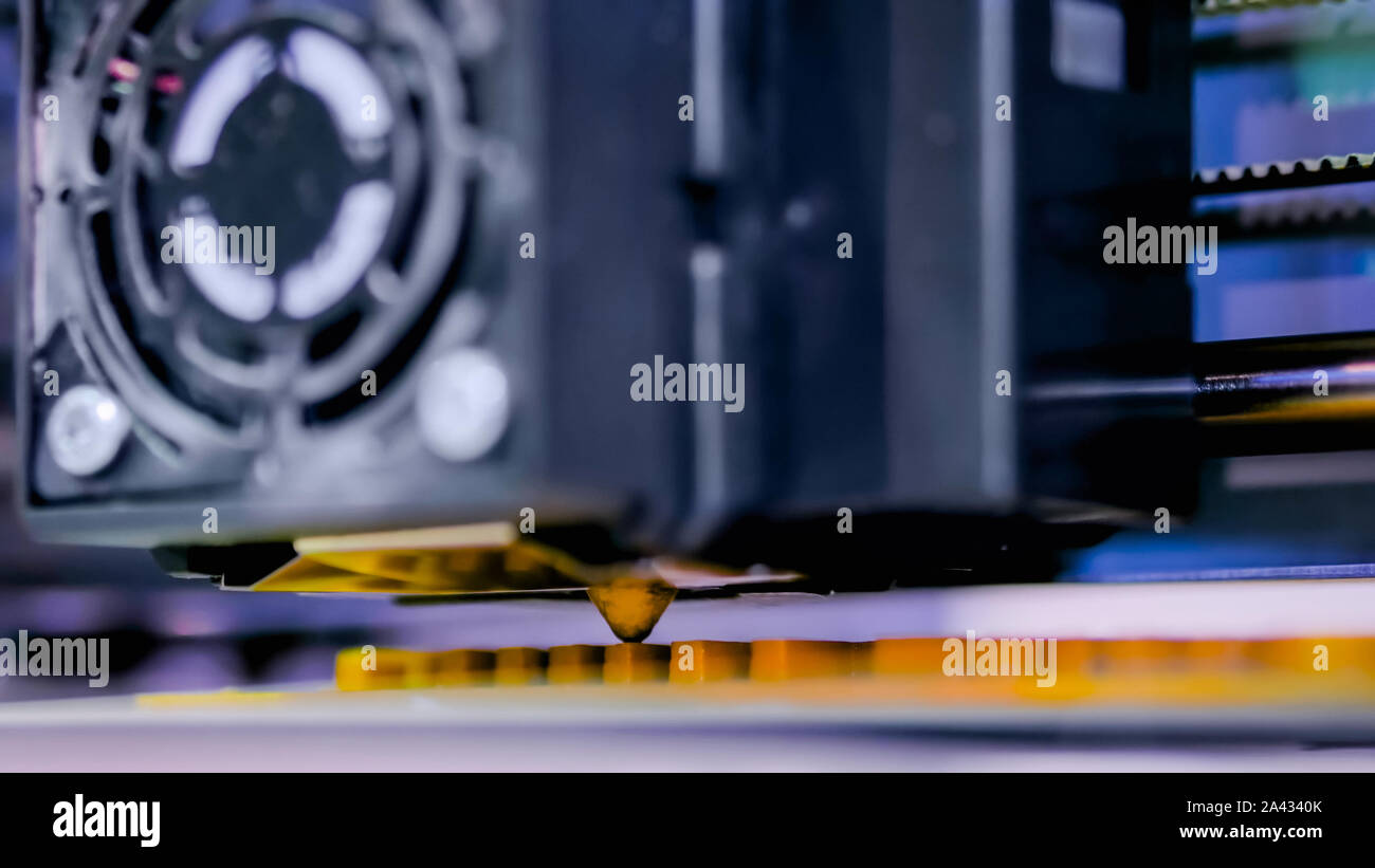 3D printer during work Stock Photo - Alamy