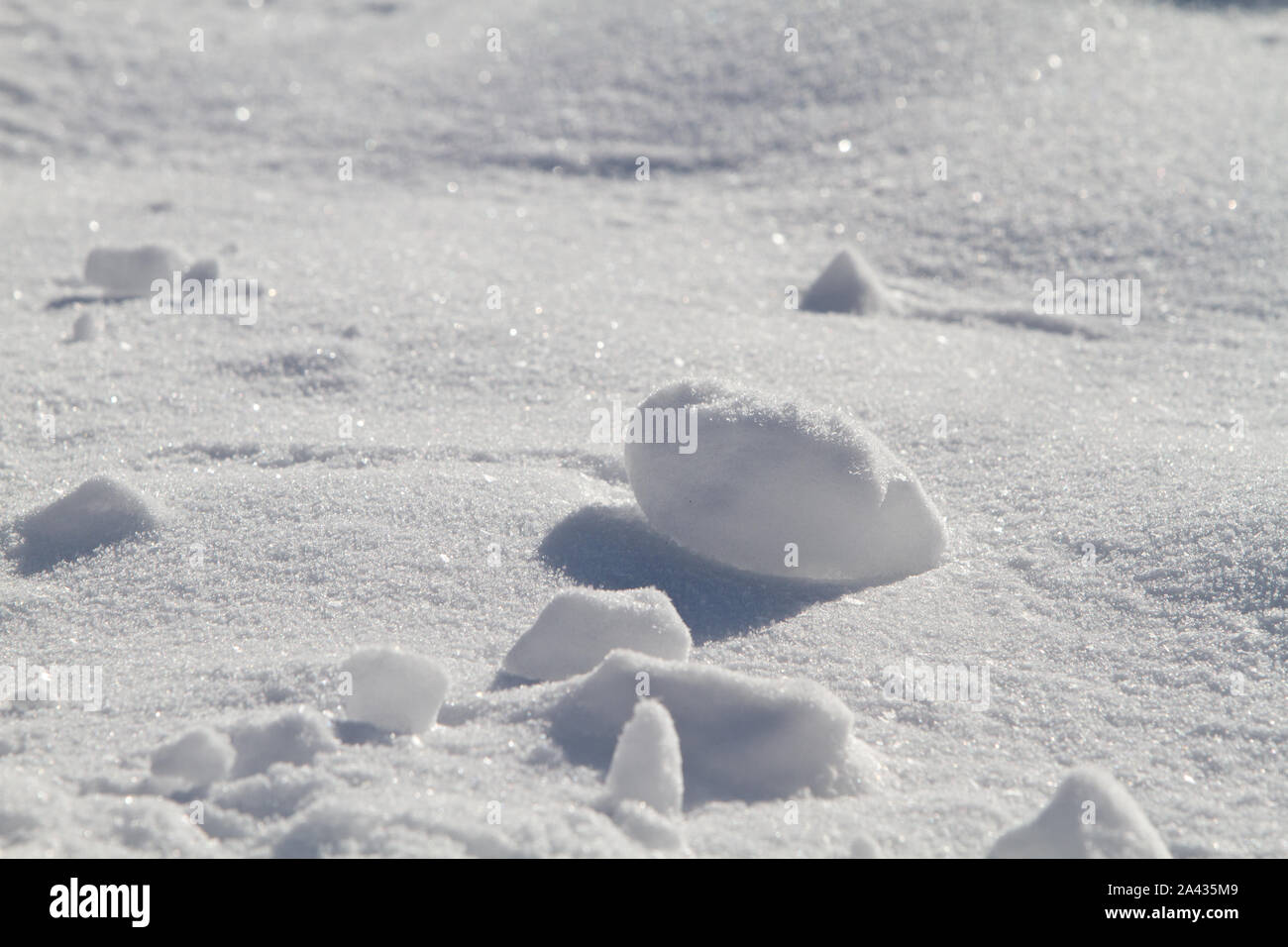 a snow background close up Stock Photo