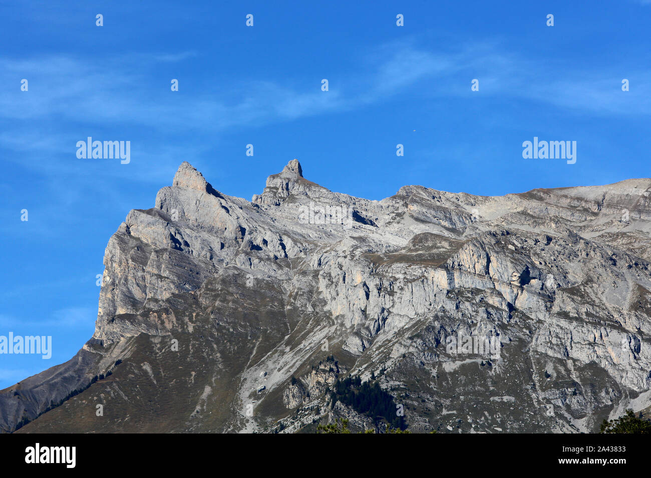 Aiguilles de Warens. Alpes Françaises. Haute-Savoie. France. Stock Photo