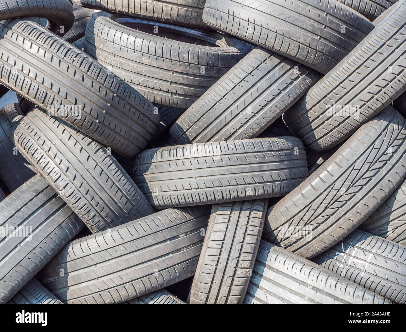 recycle used tires with rubber Stock Photo Alamy