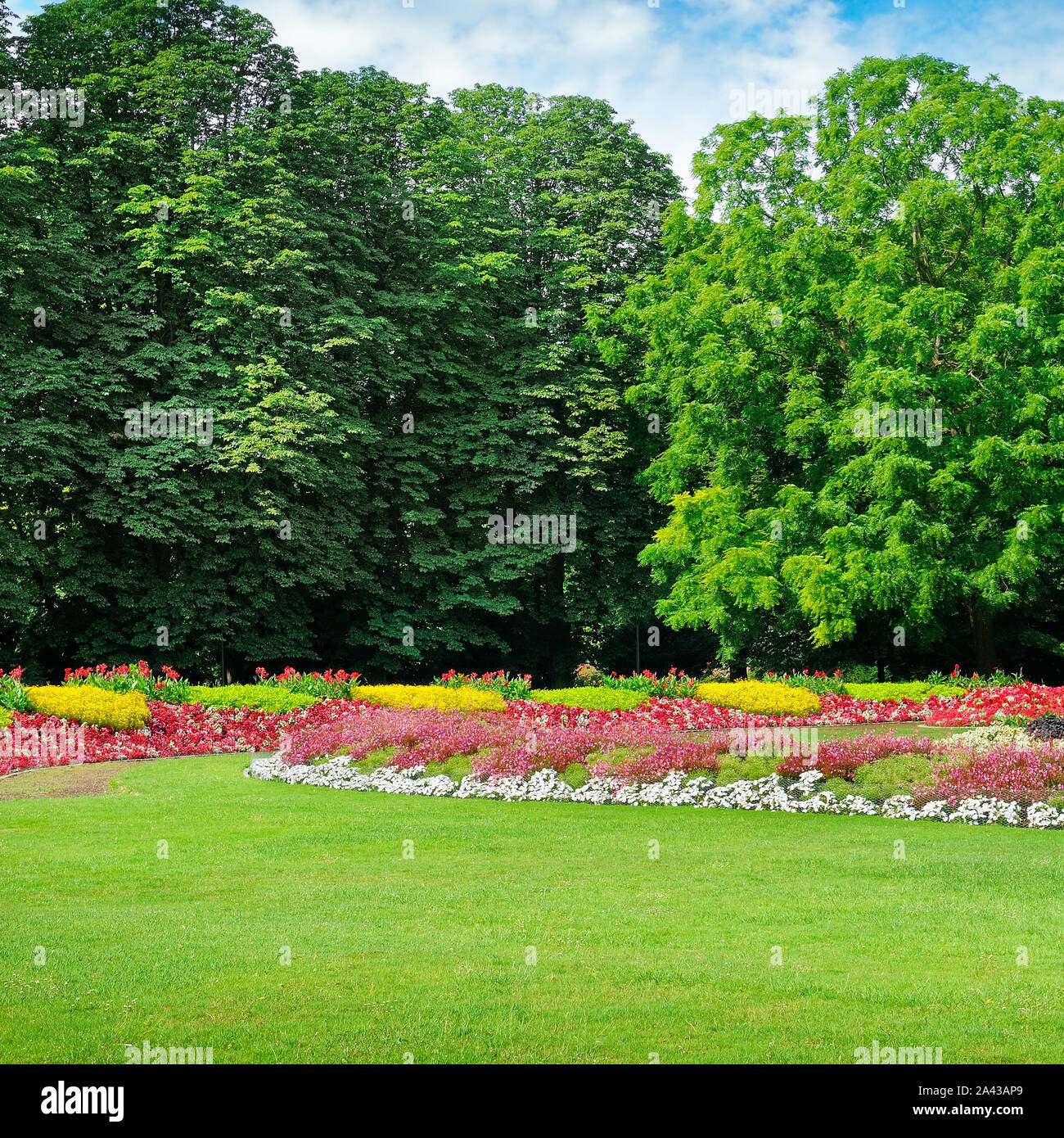Grassy flower beds hi-res stock photography and images - Alamy