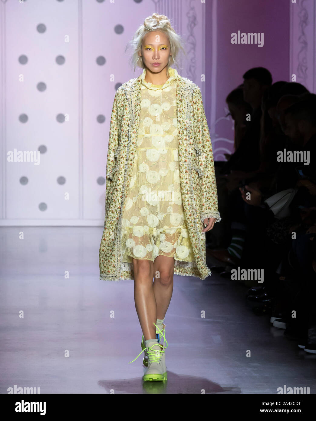 NEW YORK, NY - September 06, 2018: Sora Choi walks the runway at the Jeremy  Scott Spring Summer 2019 fashion show during New York Fashion Week Stock  Photo - Alamy
