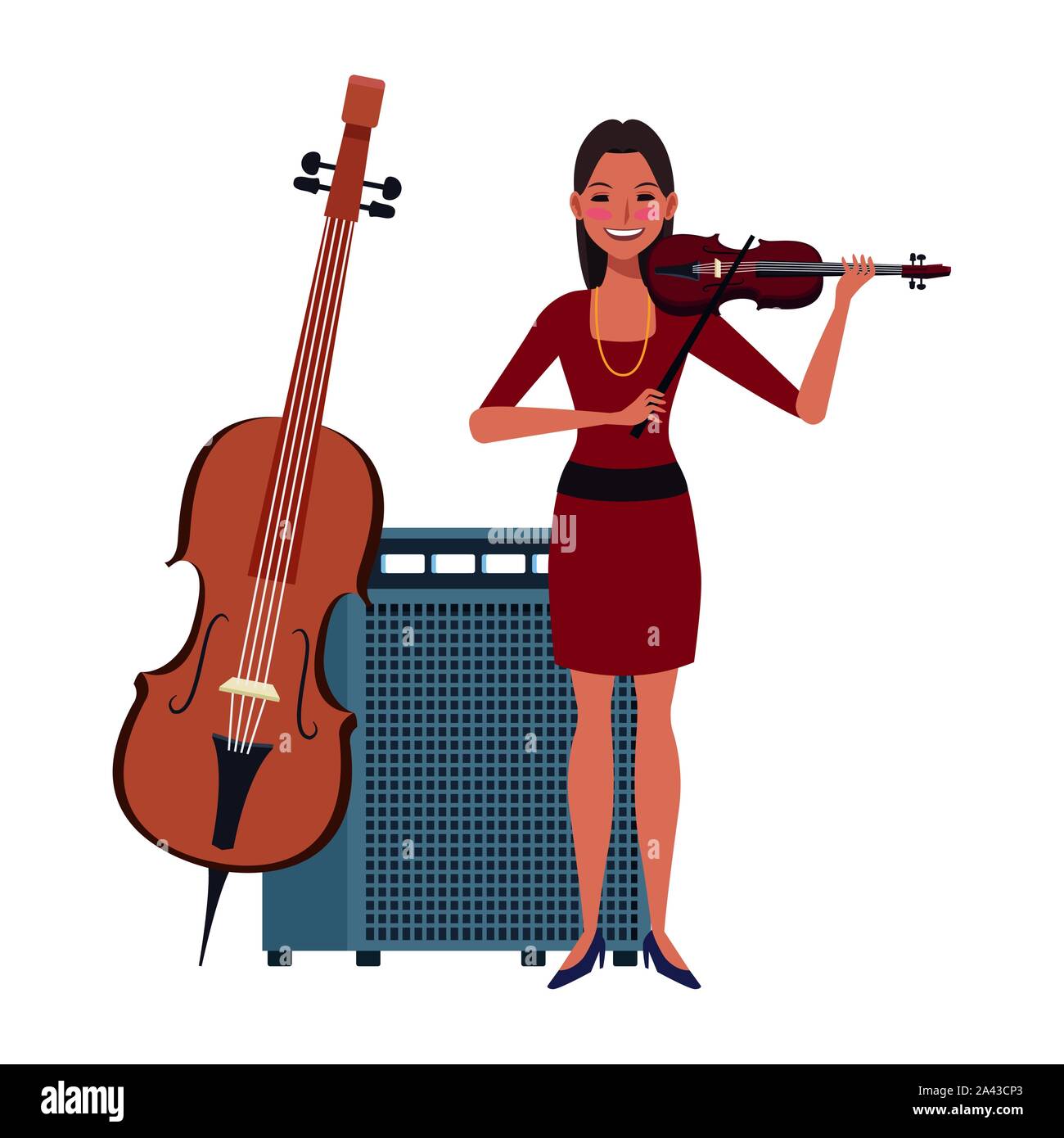 Violincello Stock Vector Images Alamy