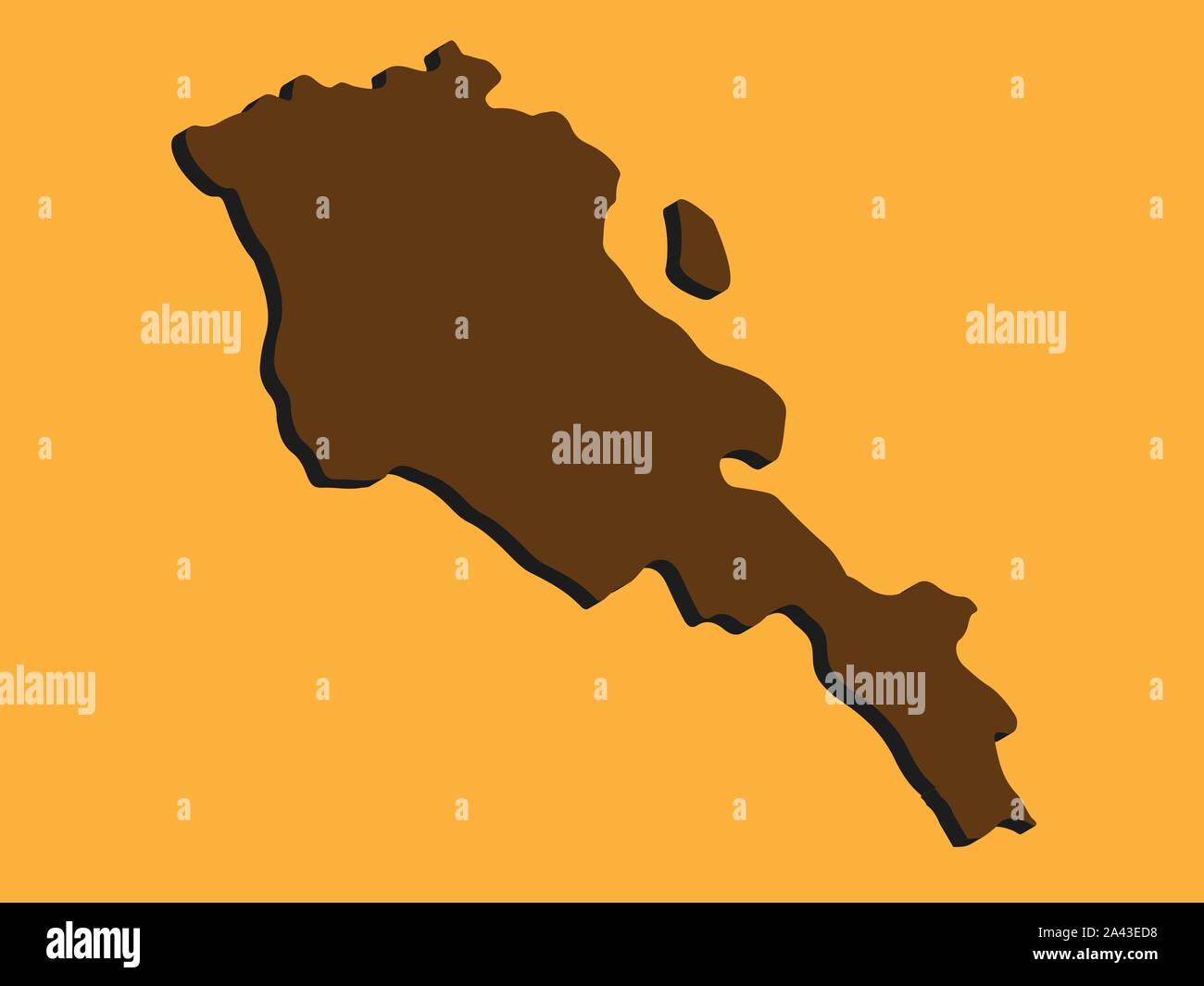 Vintage armenia map Stock Vector Images - Alamy
