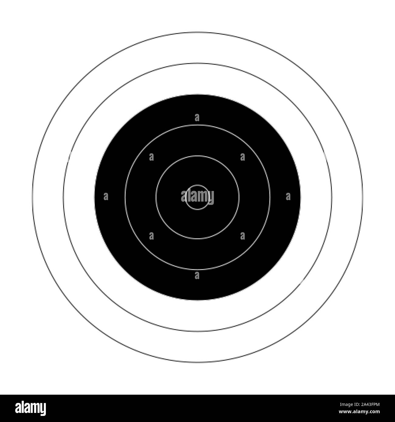 Pistol range target Black and White Stock Photos & Images Alamy