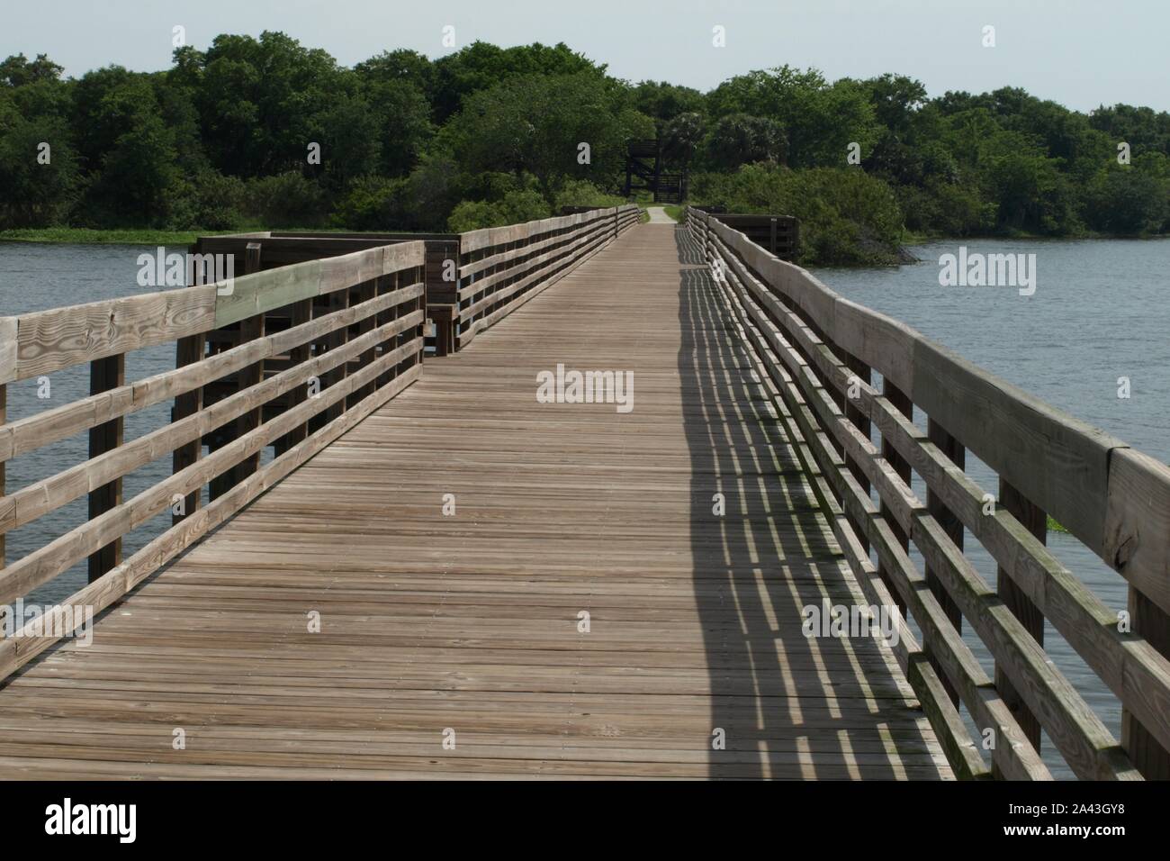 Bridge Across the Water Stock Photo - Alamy