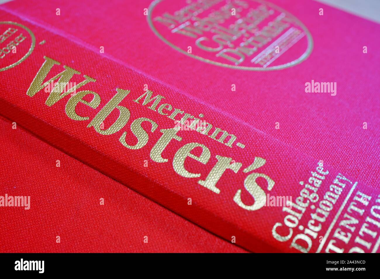 PRINCETON, NJ 11 OCT 2019 View of a Merriam sters English