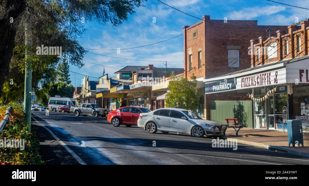 High Street of Texas, a little town of under 1000 inhabitants in the