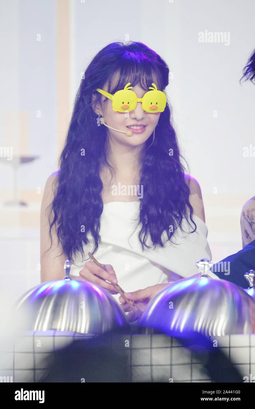 Chinese actress Zheng Shuang performs during her 28th birthday party in