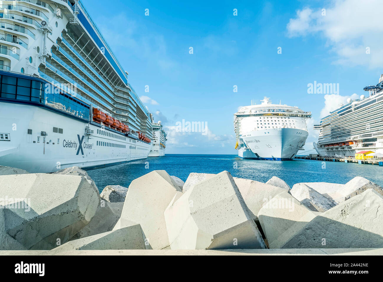 St Martin Cruise Port Stock Photos St Martin Cruise Port Stock