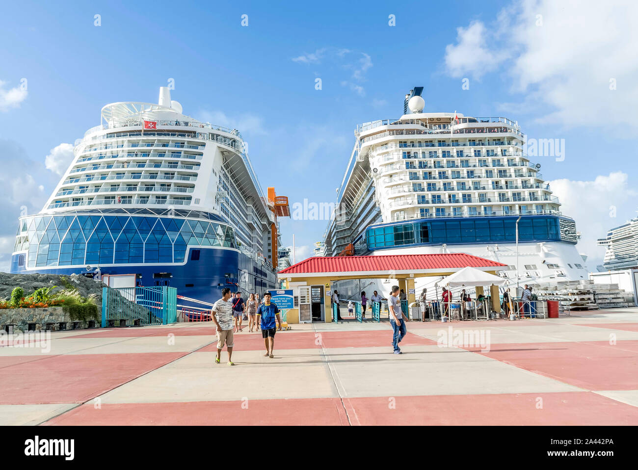 St Martin Cruise Port Stock Photos St Martin Cruise Port Stock