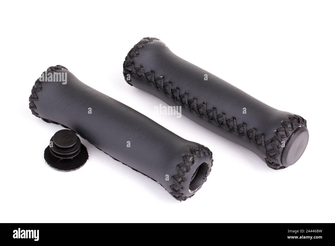 New Bicycle handle grip isolated on white background Stock Photo Alamy