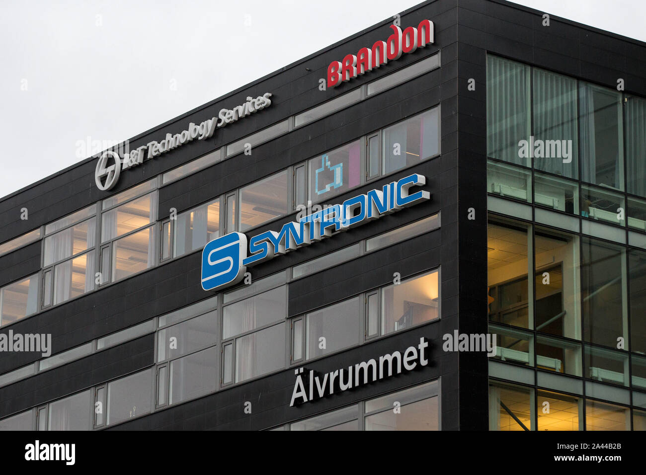 Gothenburg, Sweden. 7th Oct, 2019. Logos of many different brands seen