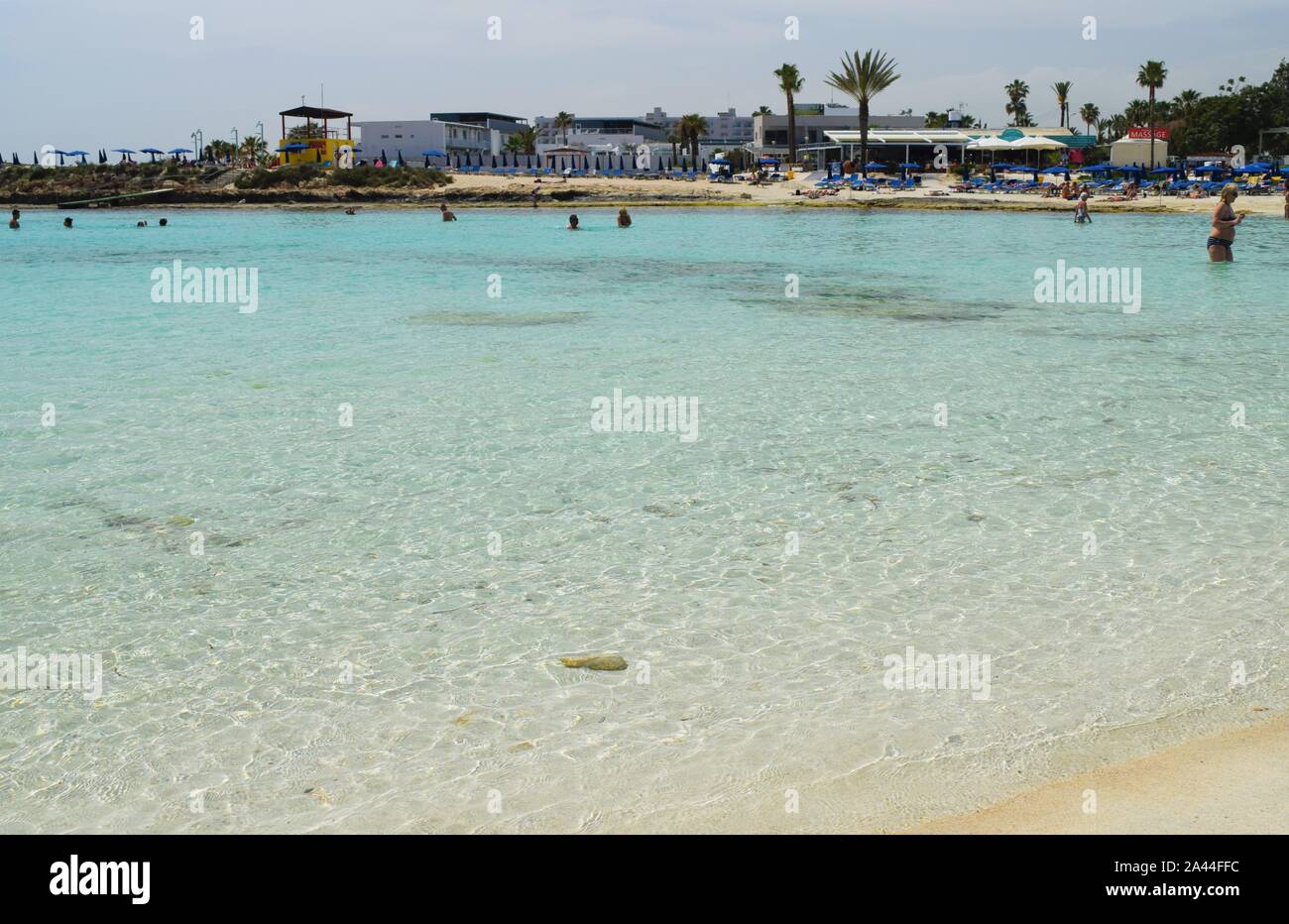 Cyprus beach Stock Photo