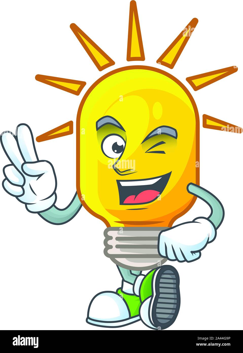 Emoji Sun Light Bulb Finger
