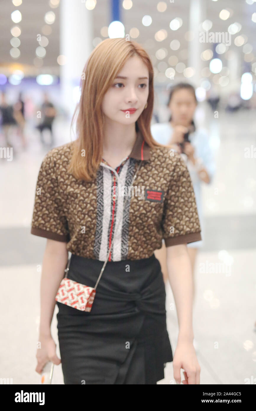 Chinese singer and actress Pinky Zhou or Zhou Jieqiong of South Korean