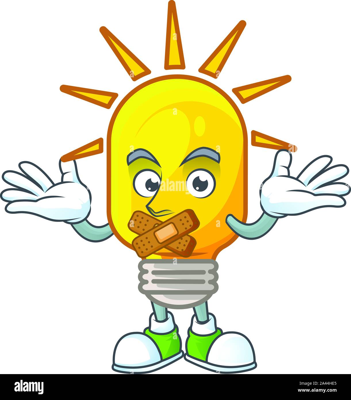Light bulb mascot hi-res stock photography and images - Page 14