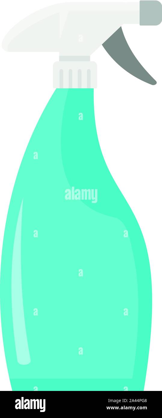 Clean spray bottle icon. Flat illustration of clean spray bottle vector ...