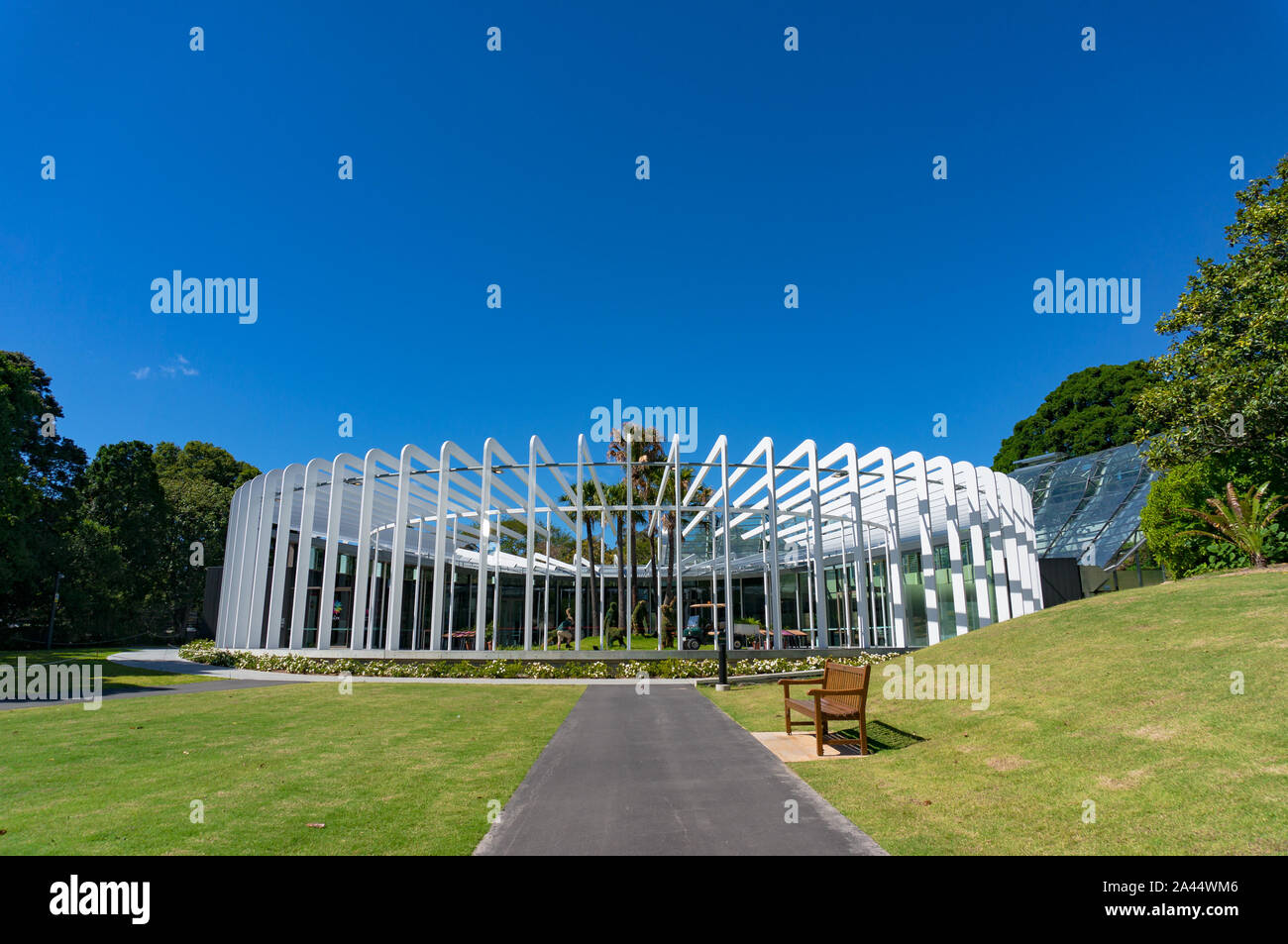 Sydney, Australia - November 24, 2016: The Calyx is an integrated mix of indoor and outdoor areas, with the exhibitions changing on a regular basis. S Stock Photo