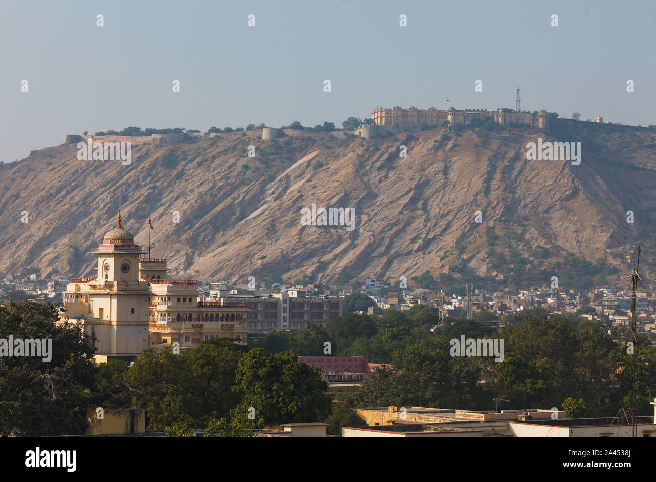 Amber asia city fort jaipur hi-res stock photography and images - Alamy