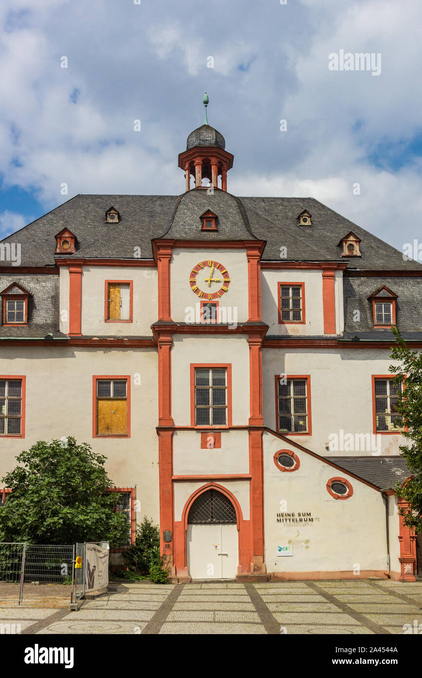 Facade of the historic merchants house in Koblenz, Germany Stock Photo