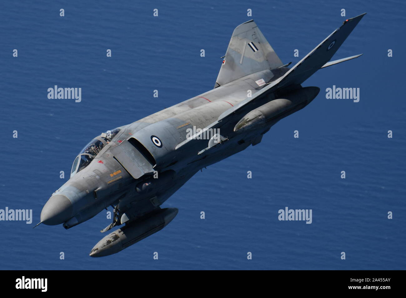 F-4E PHANTOM OF THE GREEK AIR FORCE. Stock Photo
