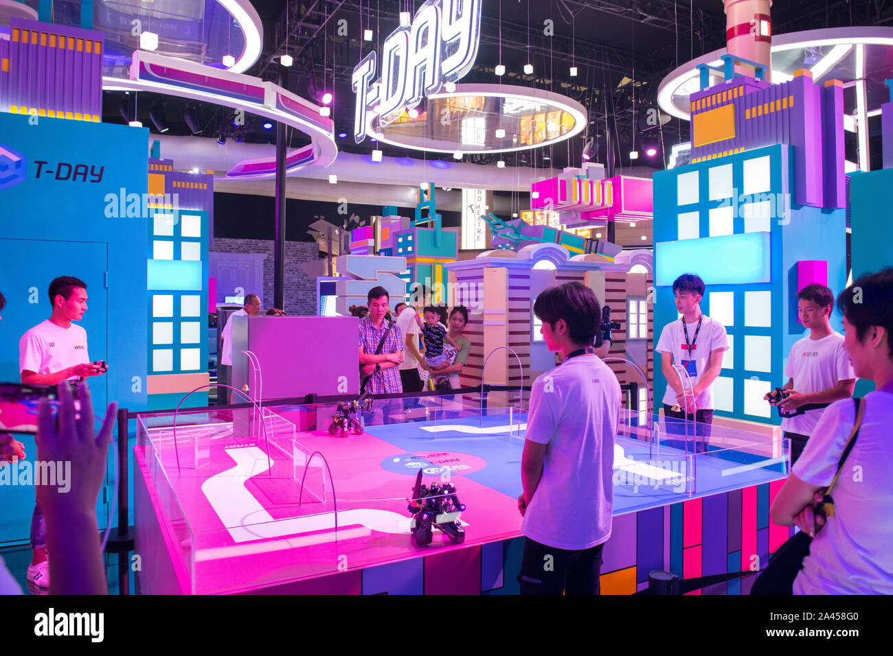 Consumers experience advanced technologies invented by Tencent during ...