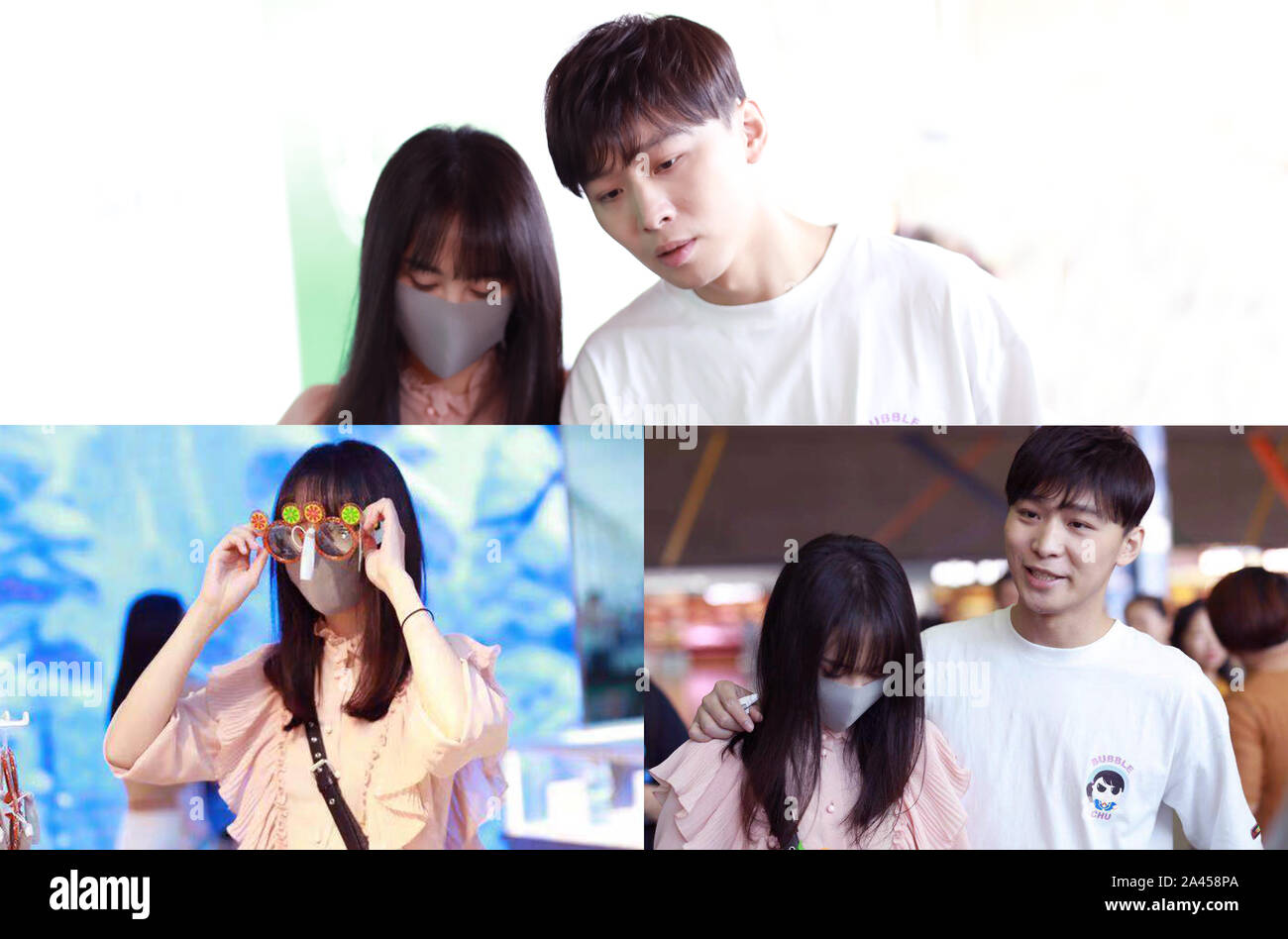 Zheng Shuang, a Chinese actress, shows up at Shanghai airport with her